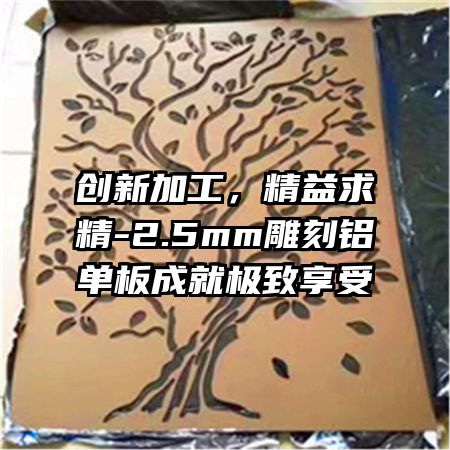 创新加工，精益求精-2.5mm雕刻铝单板成就极致享受