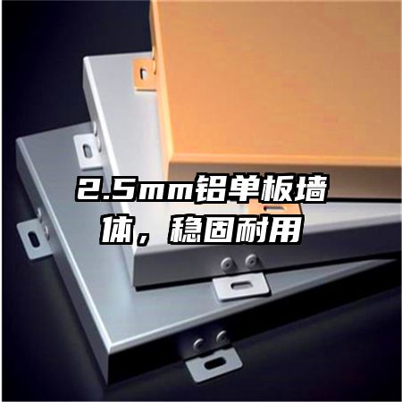 2.5mm铝单板墙体，稳固耐用